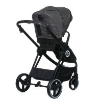 Коляска детская 2в1 BabyZz В102, серая